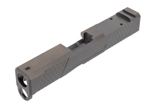 Grey Ghost Precision Glock 43 slide V2 features a gray cerakote finish
